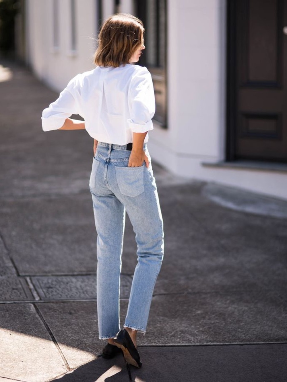 Goldsign Straight Leg Light Wash Jeans Size 25 Classic‎ Quiet Luxury